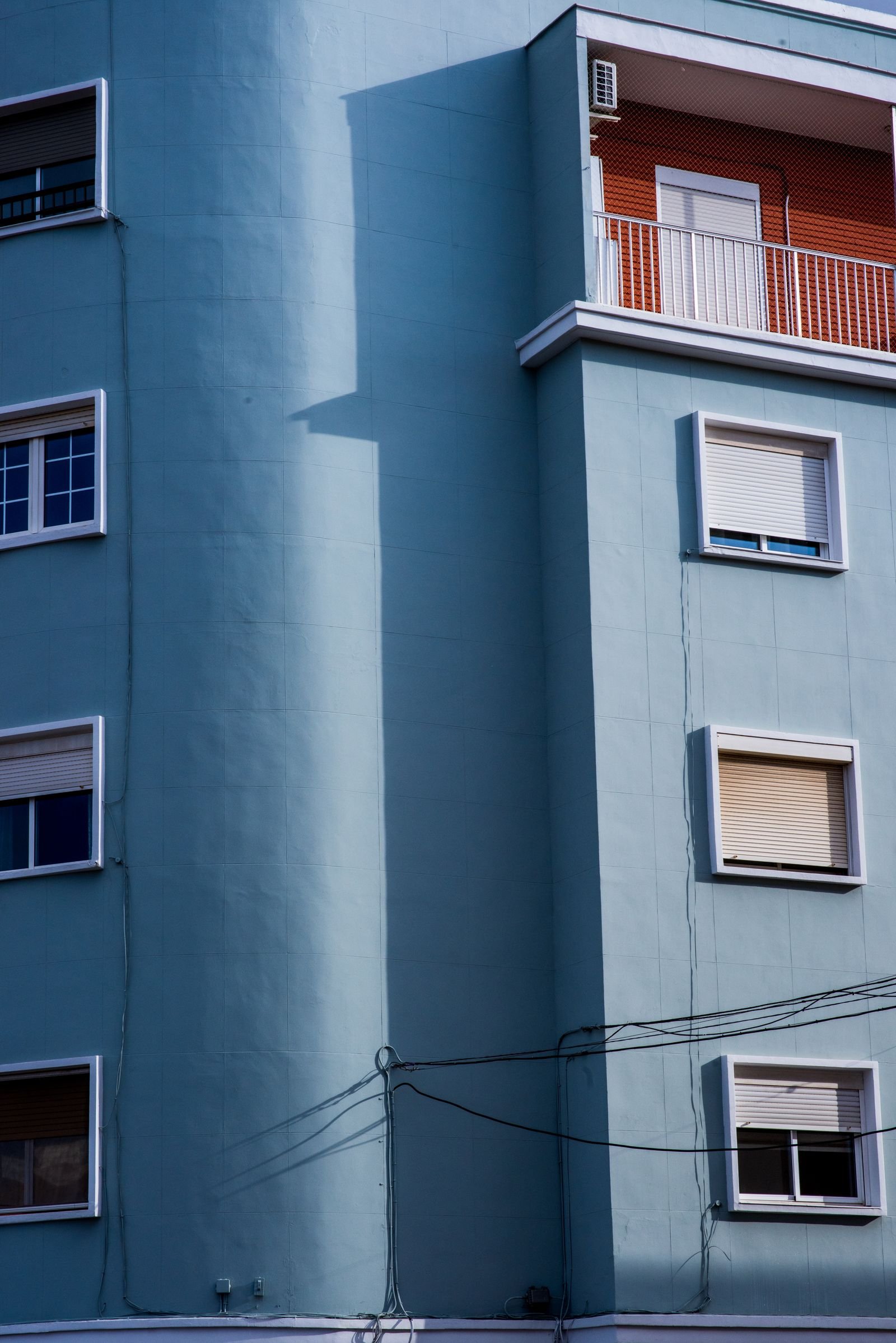 Façade d'un immeuble d'habitation collectif