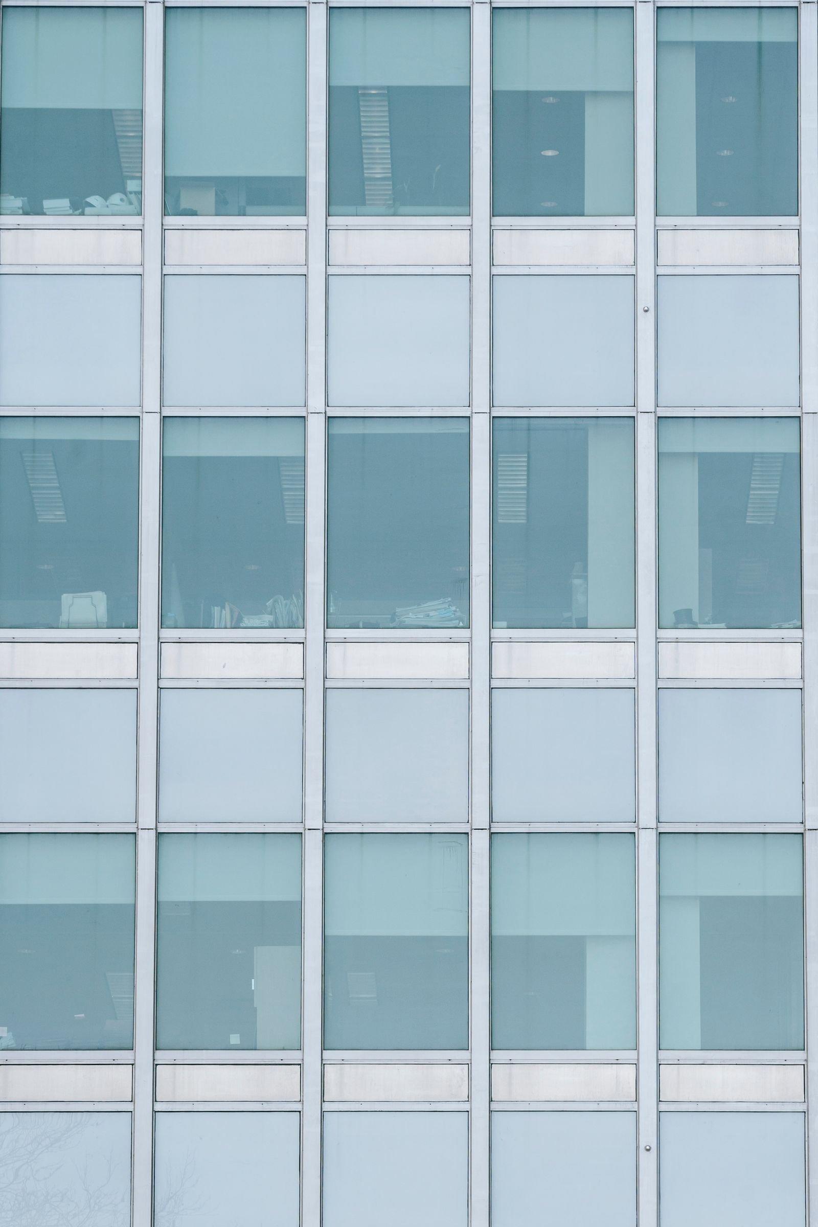 Façade d'un immeuble de bureaux tertiaire